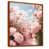 Toile avec cadre flottant brun