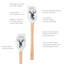 Spatule en silicone avec poignée en bois Tovolo Spatulart Season's Greetings