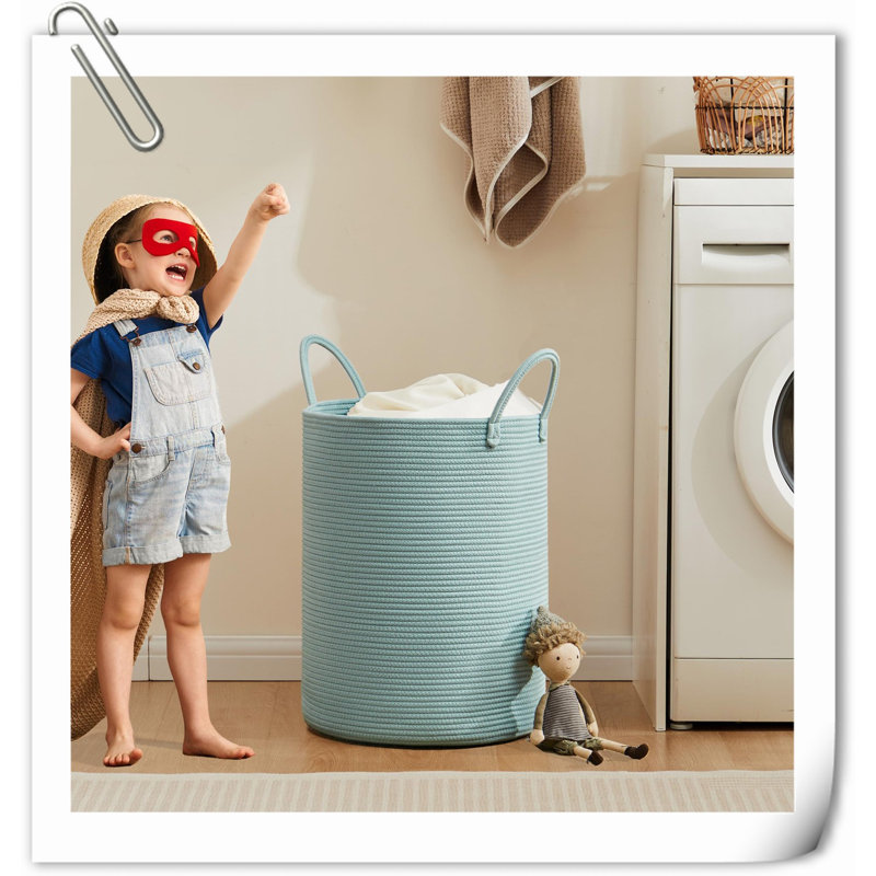 Panier en tissu Beachcrest Home ™