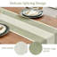 Chemin de table en lin, chemin de table ferme en macramé de 72 pouces de long pour la décoration de table à manger, de mariage, de fête et de commode-606275800