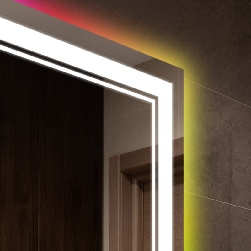 Rectangle Mirror, 24" x 36", Beige