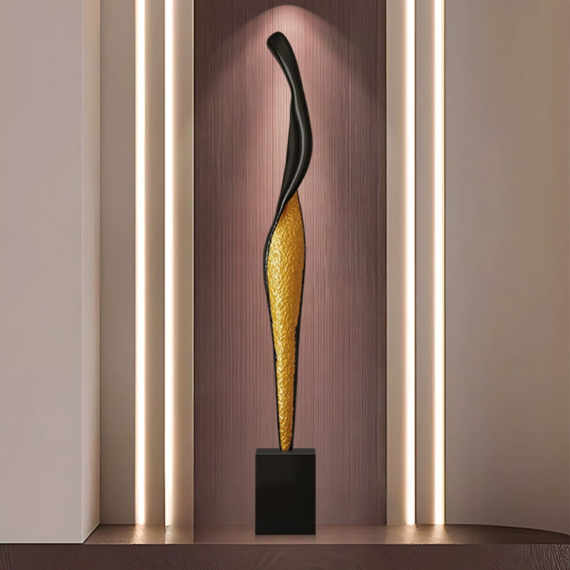 Mdoern Resin Marble Finial Decorative Object