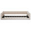 Lit de jour simple rembourré de taille XL avec poche de rangement latérale et structure moderne-2096992532