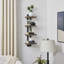 Monya 4-Tier Ladder Bracket Floating Wall Shelves-1116647424