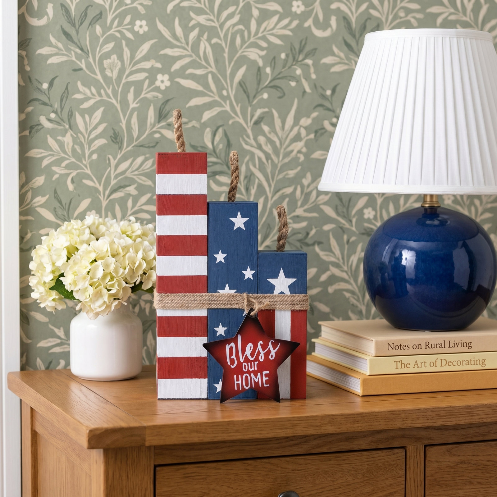 Americana Firecracker Block Bundle 14"H