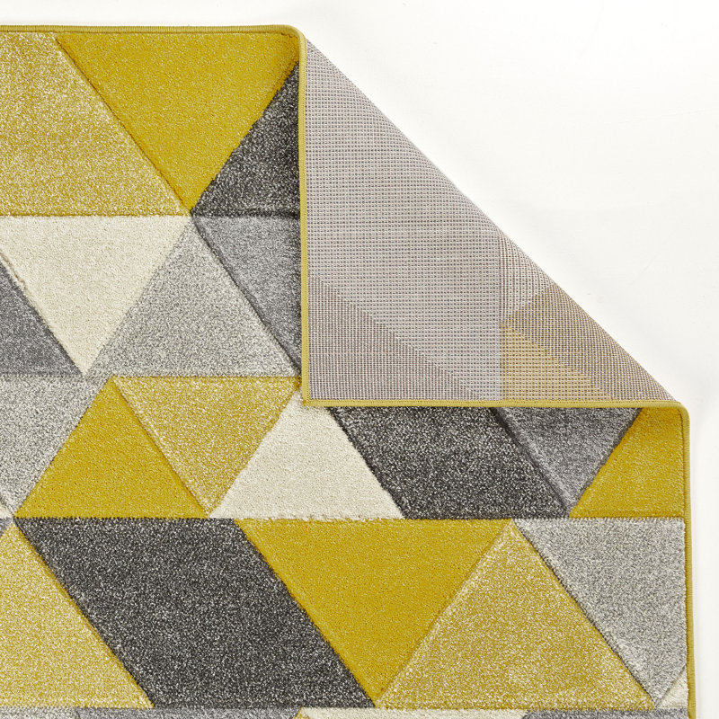 Engelman Geometric Area Rug, Runner 60 x 230cm