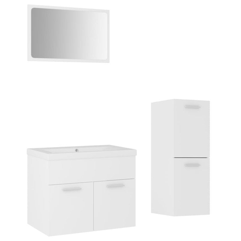 Geigan Bathroom Furniture Suite, White