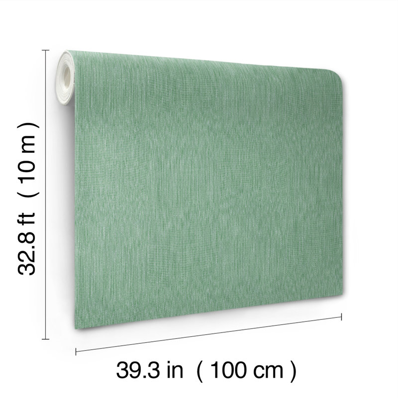 Papier peint lin, Vert