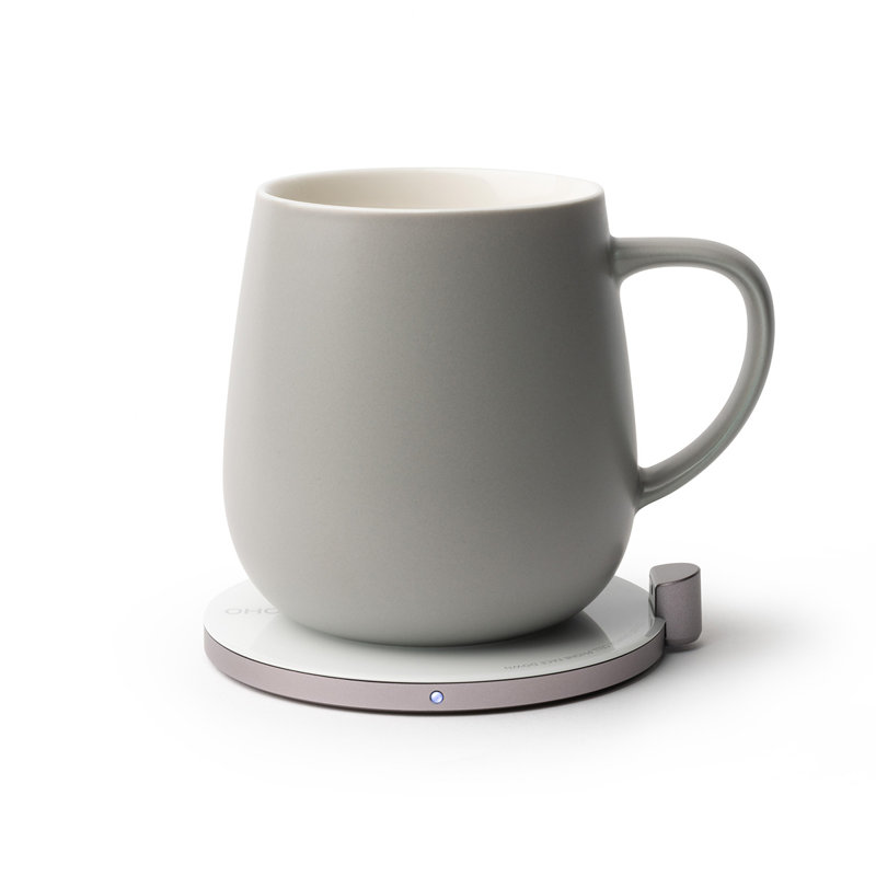 Ui Self-Heating Mug Set - Soft Gray, Gray