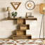 Table d'appoint en bois avec base géométrique-33287638
