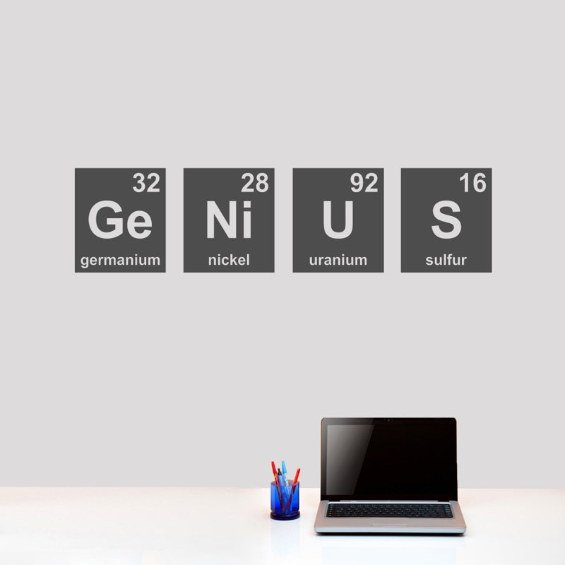 Adhésif décoratif Genius, Gris foncé