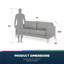 Broche 3 Seater Linen Sofa