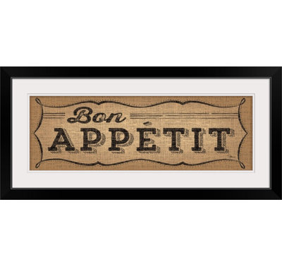 " La Cuisine Burlap I "