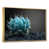Toile avec cadre flottant or