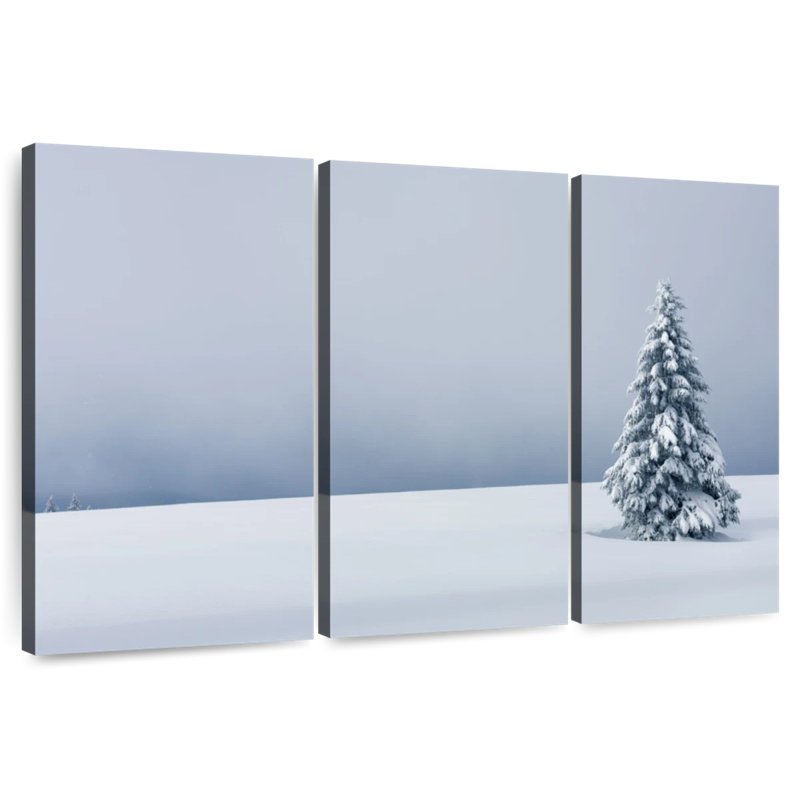 Harnek Snowy Tree, 28" H x 45" W