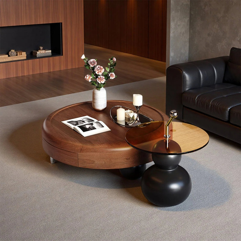 Ensemble de tables basses Minimalist Creative, 12,59 po H x 35,43 po L x 35,43 po po