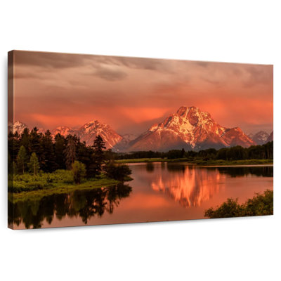 Alvord Grand Teton Red Sunset
