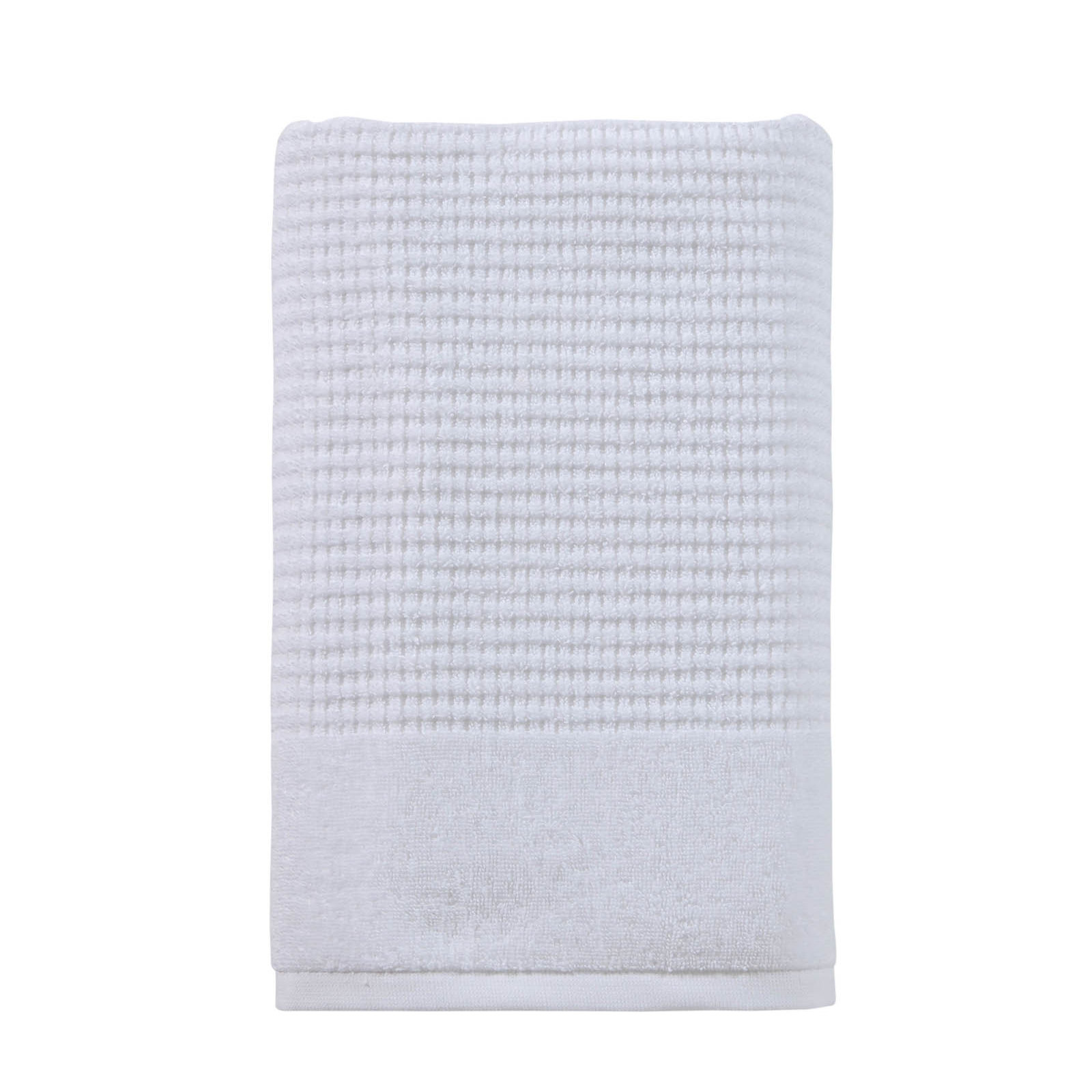 Earline Turkish Cotton Bath Towel, White