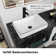 Latitude Run Andreonna 50.5mm L x 34.1mm W White Ceramic Rectangular Sink with Tap and Overflow