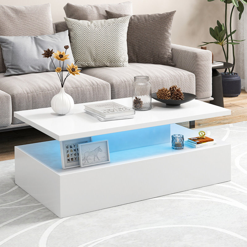 Table basse Geanino, Blanc