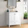 Aleta 30'' Single Bathroom Vanity with Engineered Marble Top