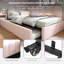 Lit de jour rembourré en velours avec couchette escamotable Cocoon-843620501
