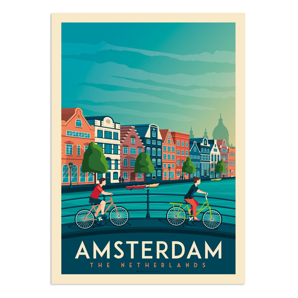 Poster Amsterdam von Andy Warhol