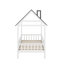 Lit simple en bois avec clôture-228077492