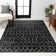 Kateshia Moroccan HYPE Boho Vintage Diamond Black/Ivory Rug