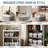 Set of 5 Decorative Cotton Rope Woven Storage Baskets, Multipurpose Organizer Bins for Shelves, Closet, Nursery, Bathroom, Storing Toys, Books & Clothes-129676934