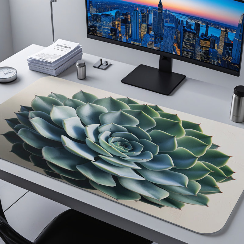 Polyester Desk Pad, 23.6x13.8