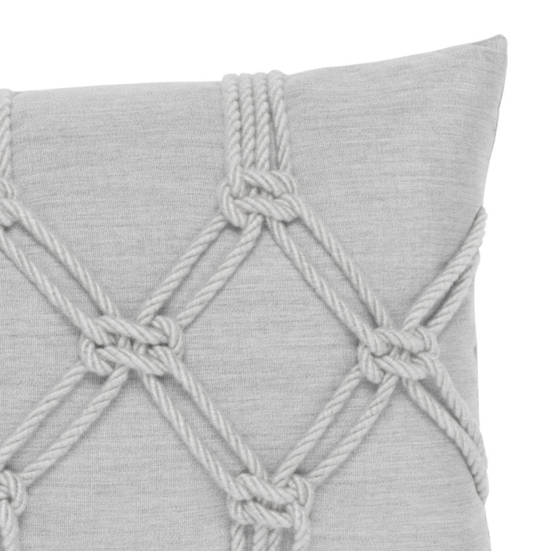 Lagoon Rectangular Indoor/Outdoor Pillow Cover & Insert, Grigio, Rectangular 12"H x 20"W