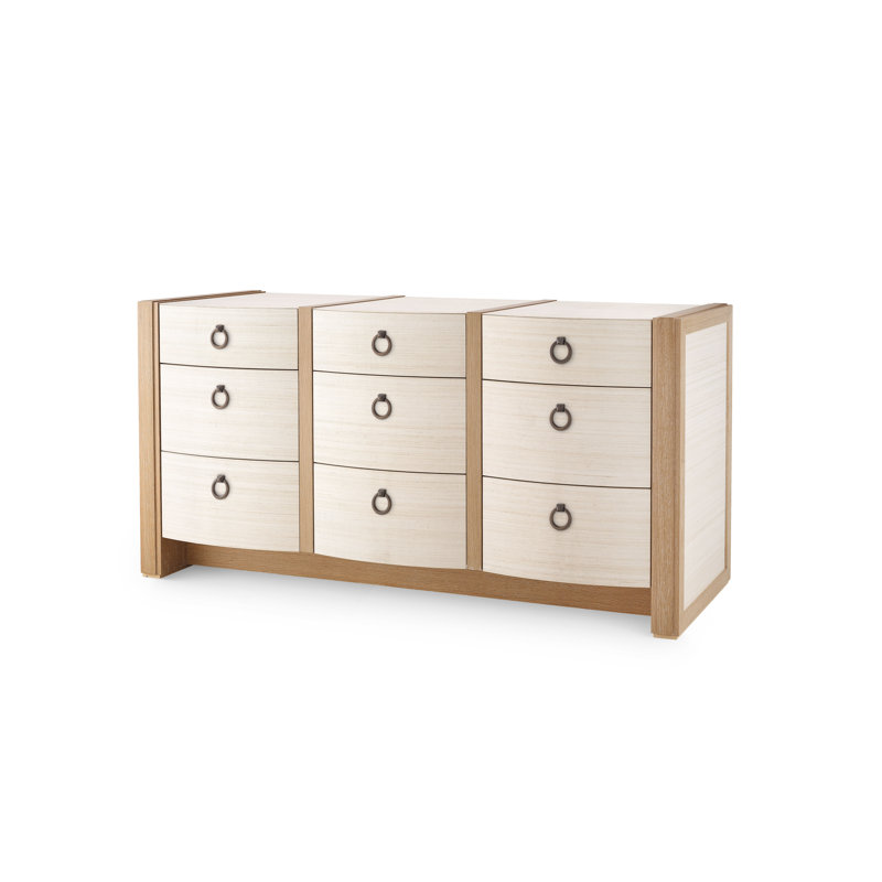 Albert 9 - Drawer Dresser, Light Natural/Natural