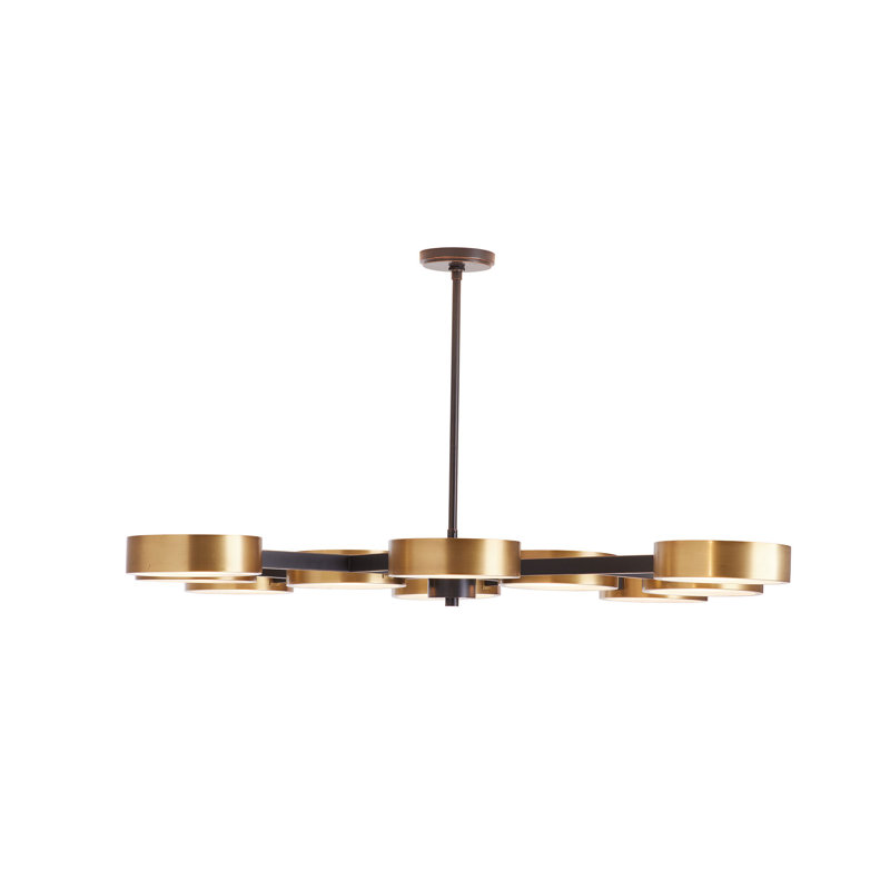 Linus 10 - Light Glass Chandelier
