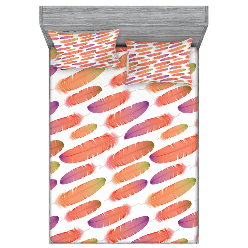 Microfiber Sheet Set, Full Sheet Set with Fitted Sheet