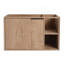 Meuble-lavabo mural flottant 30 po, porte d'armoire à fermeture en douceur (meuble-lavabo seulement, sans lavabo)