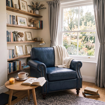 Fauteuil en similicuir Amarius