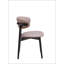 Chaise d'appoint en microfibre polie grise