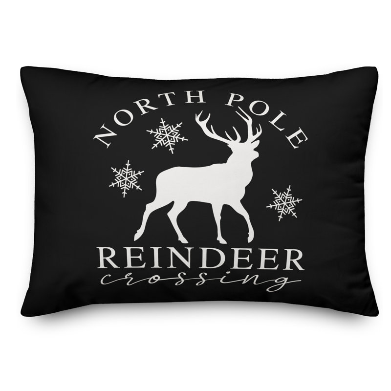  Coussin North Pole Reindeer Crossing, Intérieur