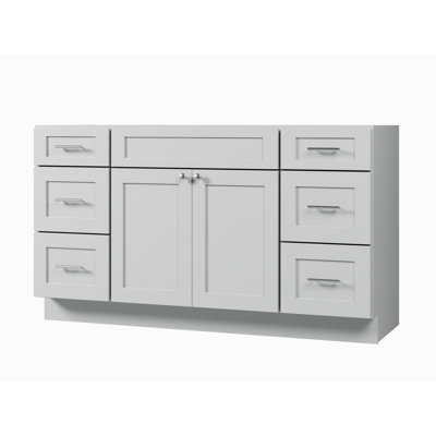 60'' Single Bathroom Vanity Base Only in White
