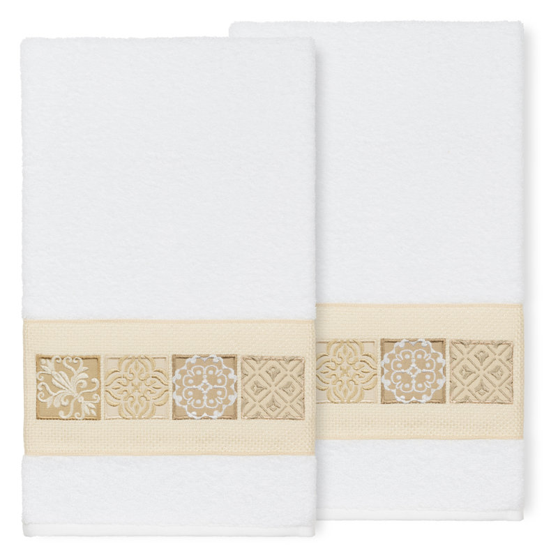 Vivian Midweight Bath Towel, White