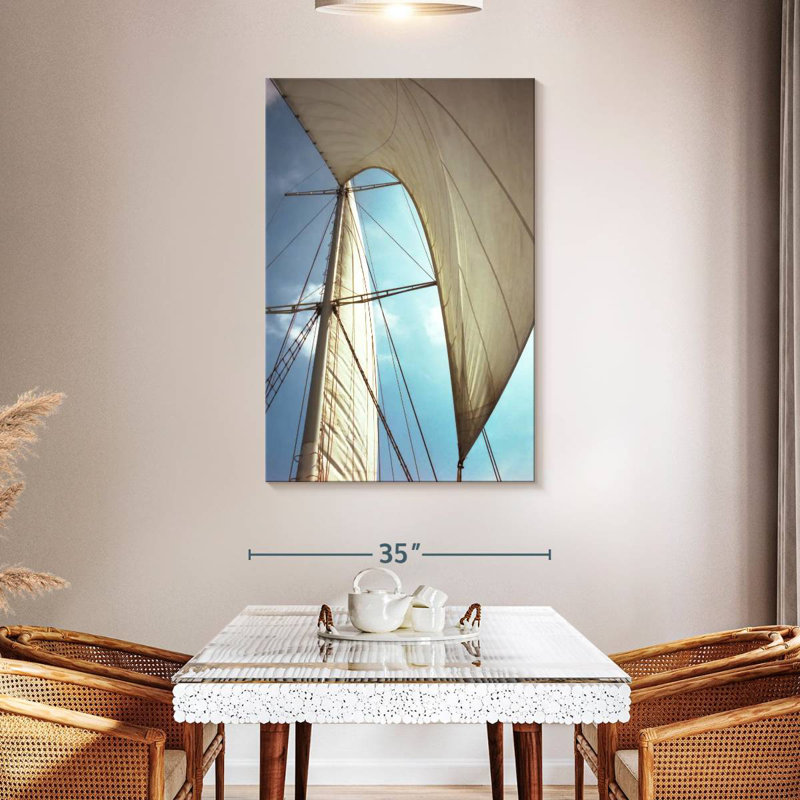 Senne Sails Cathedral, 48" H x 32" W