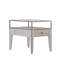 Mezzanine Glass End Table