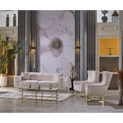 Clythe 3 - Piece Living Room Set