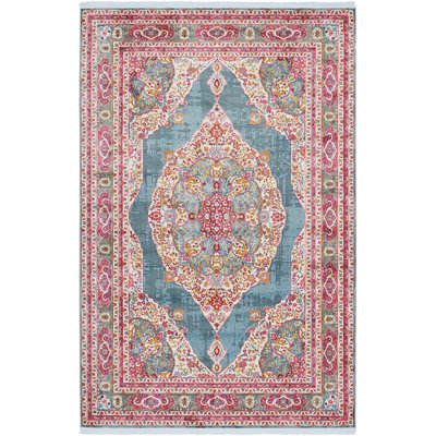 Tapis oriental rose Paren