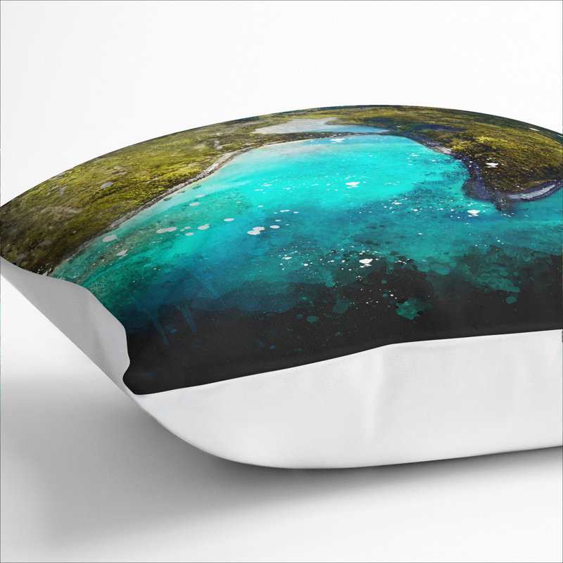 Square Cushion, 55cm H x 55cm W x 20cm D, White