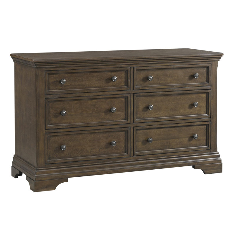 Shayla Kids 6 - Drawer Dresser, Rosewood