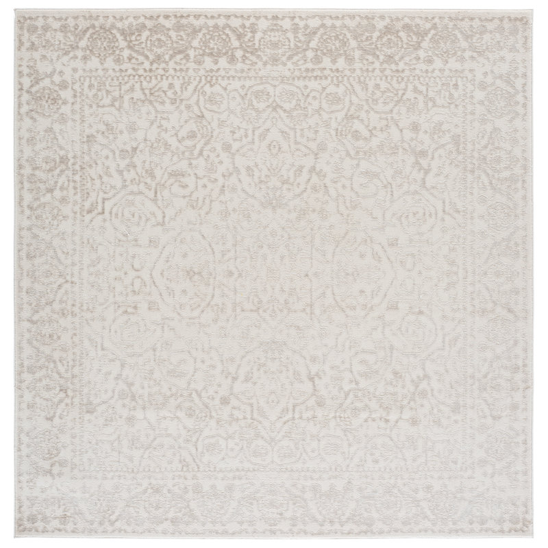 Reflection Performance Oriental Indoor Rug, 6'-7" x 6'-7" Square