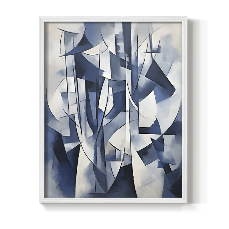 "NAUTICAL Series CDxxi", H 11 po x l 9 po, Blanc
