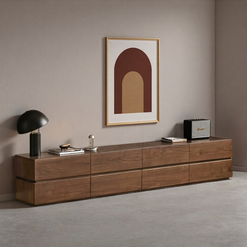 Creative Solid Wood TV Cabinet